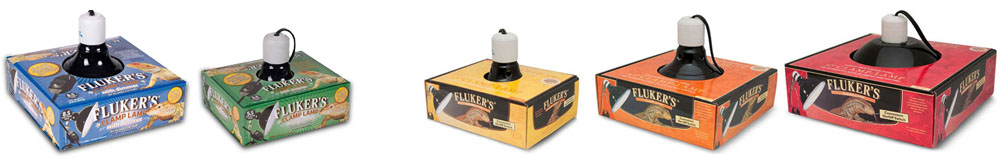 Fluker's Ceramic Clamp Lamps