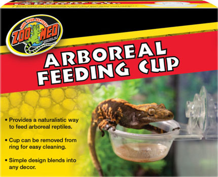 Zoo Med Arboreal Feeder Cup, Reptile Feeder Ledge